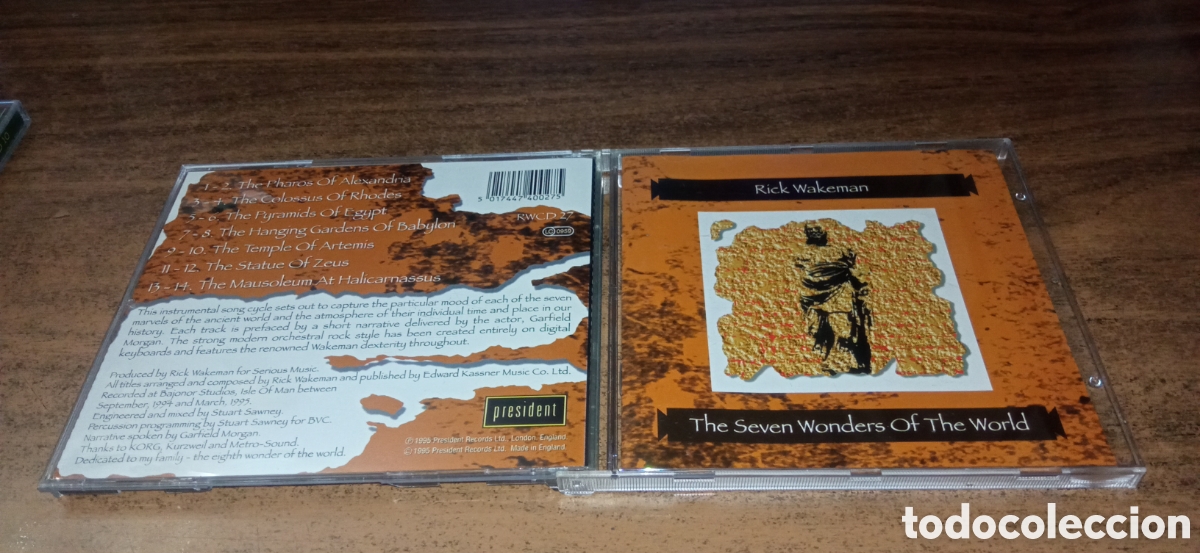 CDs de M&uacute;sica: Rick Wakeman &lrm;&ndash; The Seven Wonders Of The World (1995)