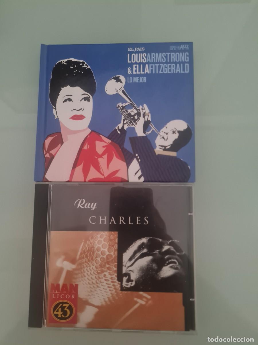 CD di Musica: El mejor Jazz. Louis Armstrong, Ella Fitzgerald y Ray Charles