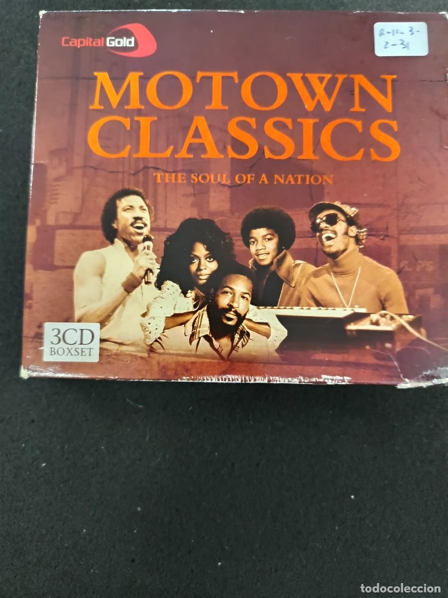 CDs de M&uacute;sica: 3 CD BOXSET. MOTOWN CLASSICS. THE SOUL OF A NATION. CAPITAL GOLD