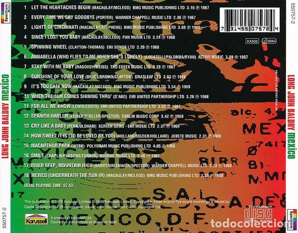 CDs de m&uacute;sica: Long John Baldry &ndash; Mexico - Foto 2