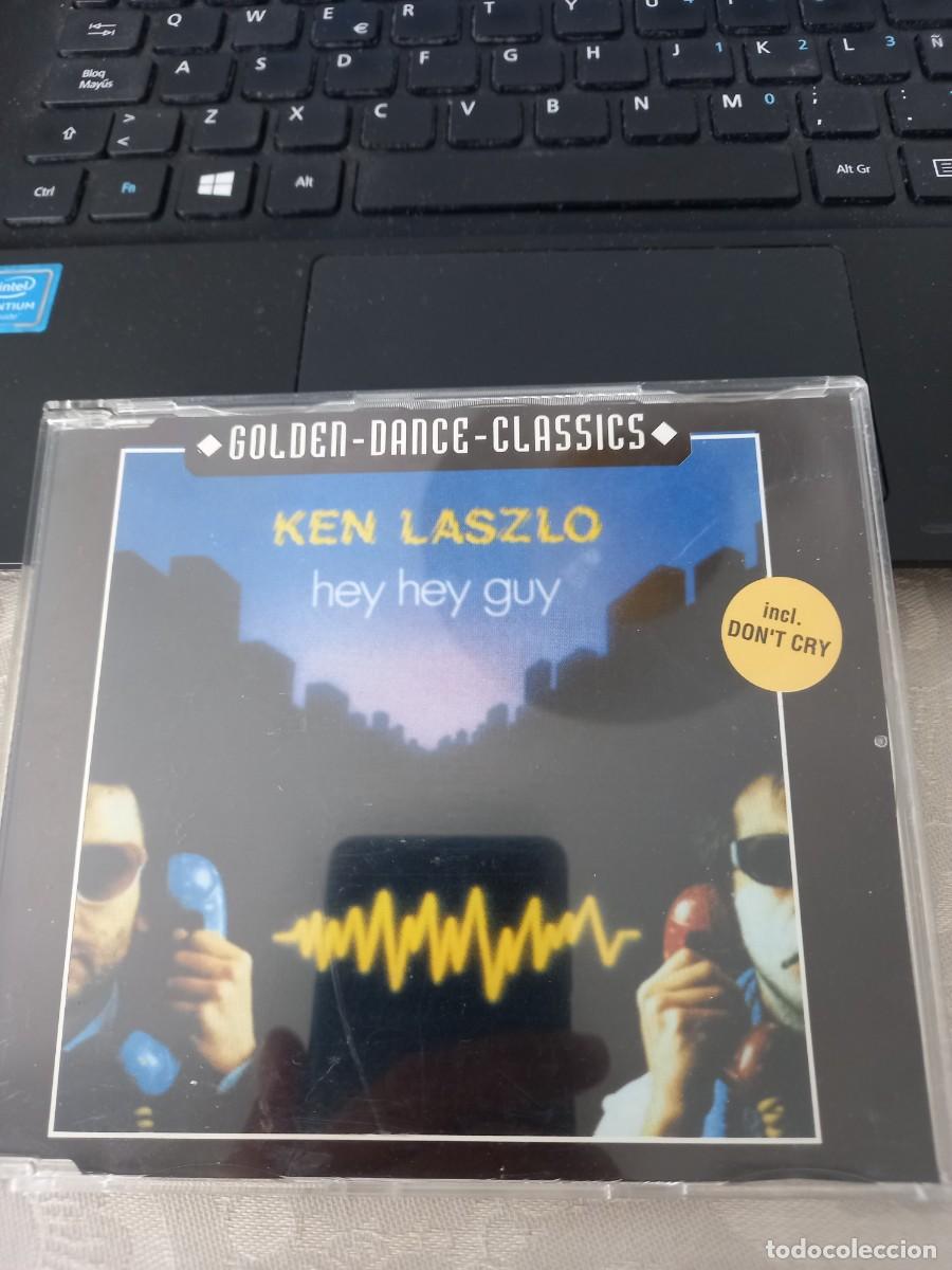 CDs de M&uacute;sica: RAR MAXI CD. KEN LASZLO. HEY HEY GUY. 3 TRACKS. ITALO DISCO