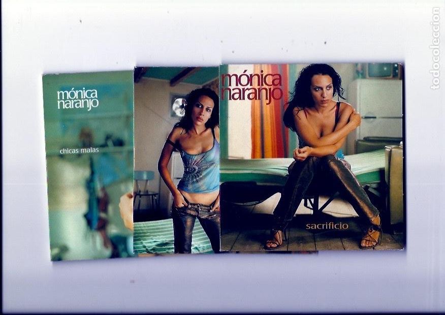 CDs de M&uacute;sica: MONICA NARANJO. Sacrificio. Chicas Malas. No voy a llorar(3 cds single)