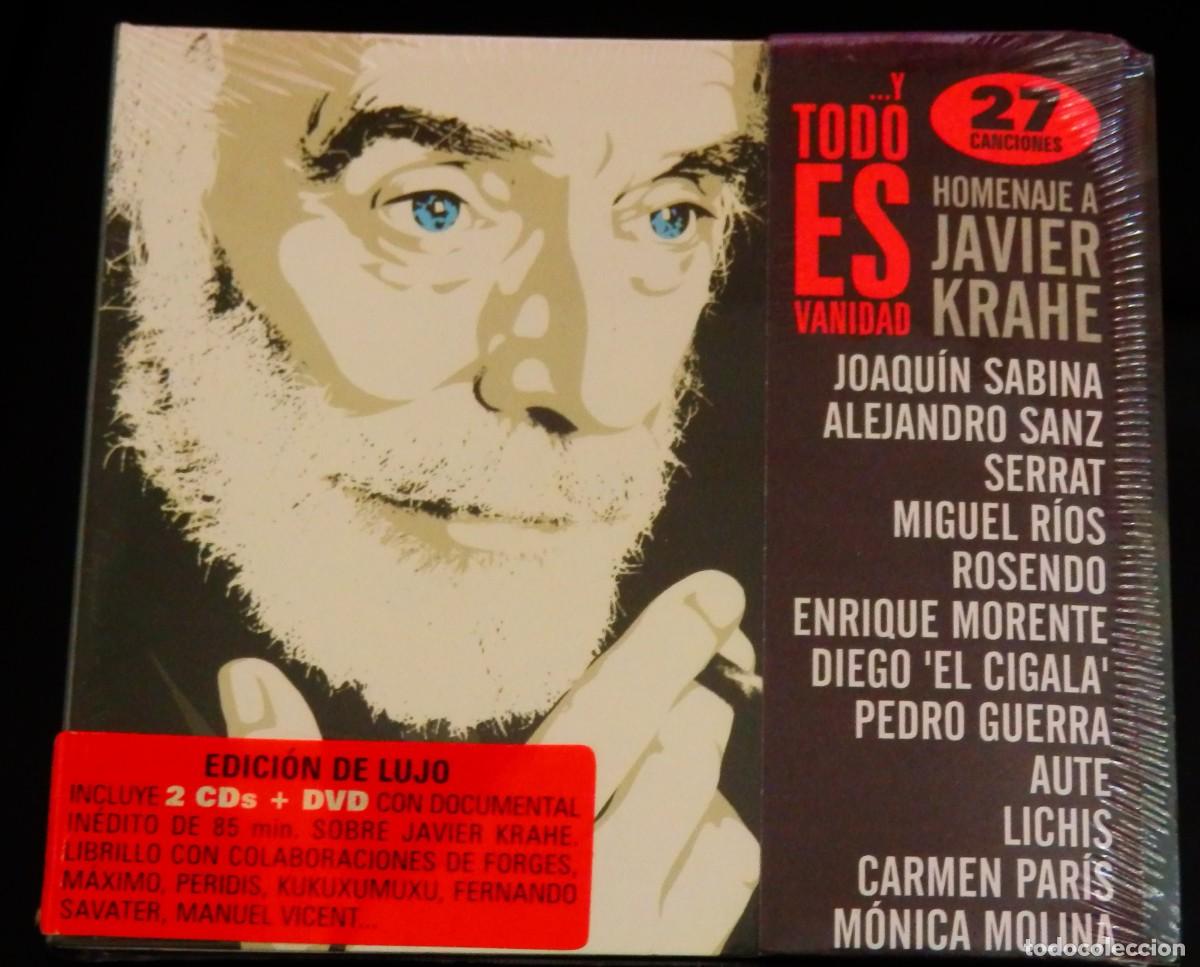 CDs de M&uacute;sica: Y Todo Es Vanidad (Homenaje A Javier Krahe * 2 CD + DVD * Digipack * Precintado desde 2004 con Obi