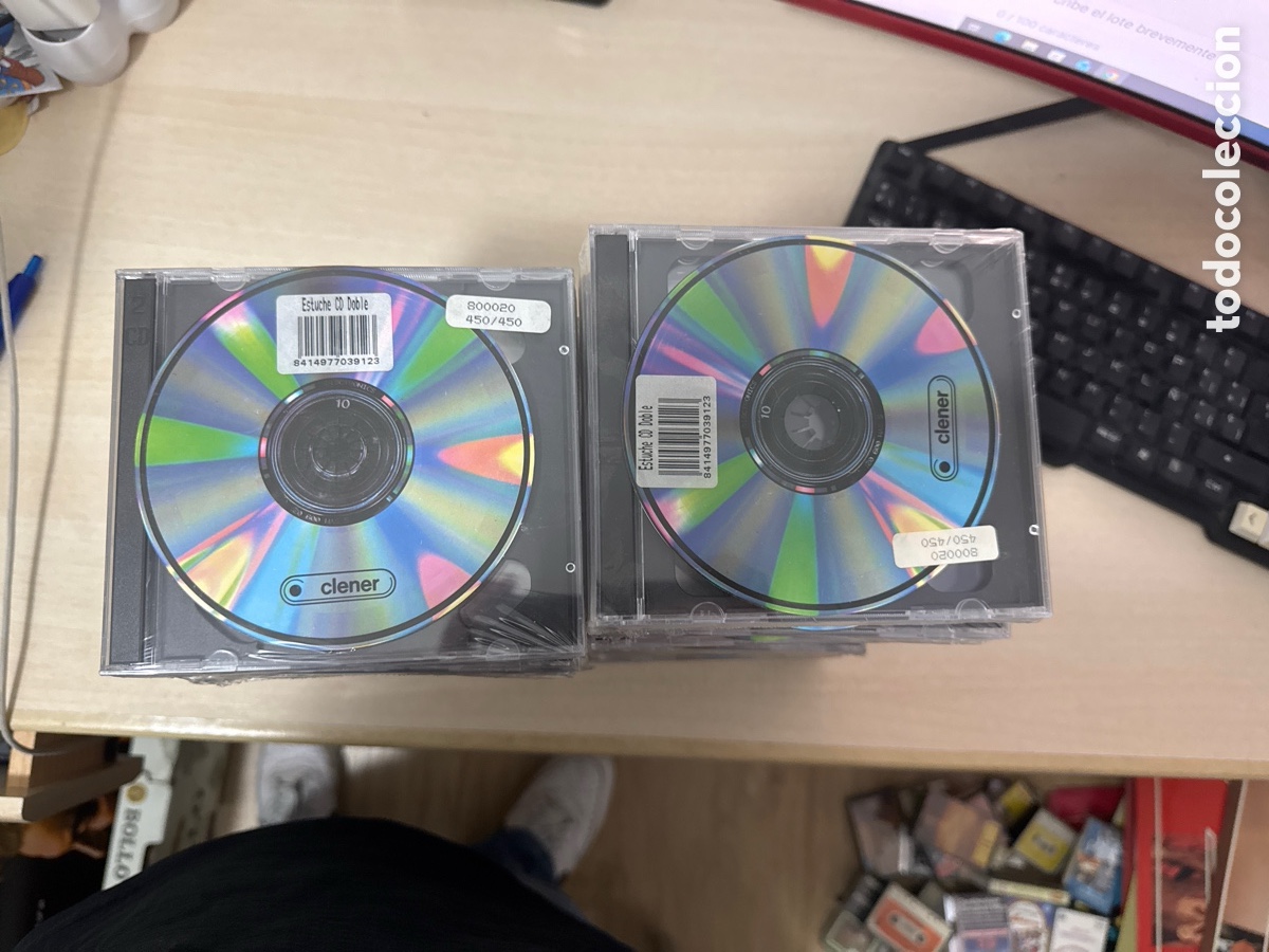 CDs de m&uacute;sica: Lote de 47 estuches para CD vac&iacute;os nuevos - Foto 2