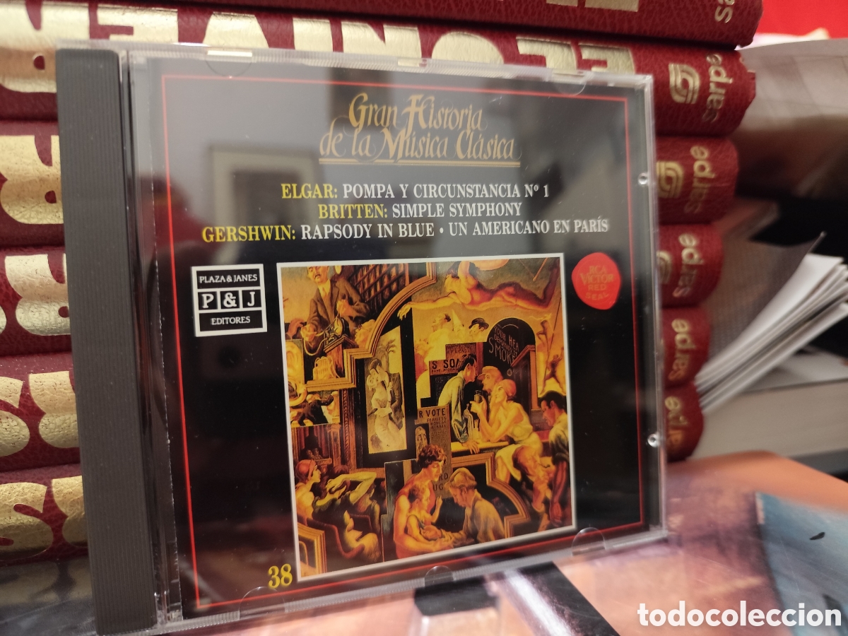 CDs de M&uacute;sica: GRAN HISTORIA DE LA M&Uacute;SICA - ELGAR &bull; BRITTEN &bull; GERSHWIN N&deg; 38 Plaza & Janes