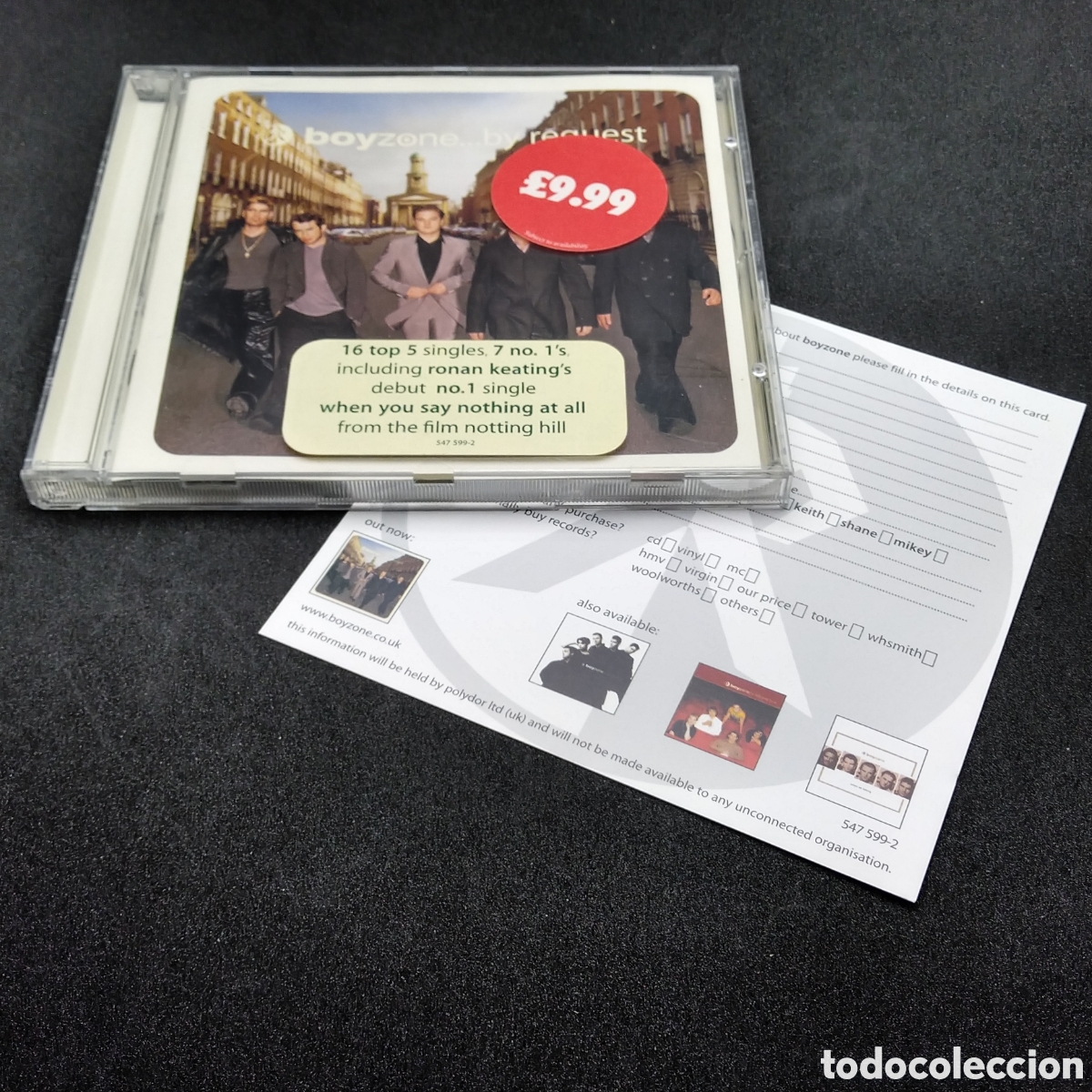 CDs de M&uacute;sica: BOYZONE - ... BY REQUEST - 1999 - DISCO VERIFICADO