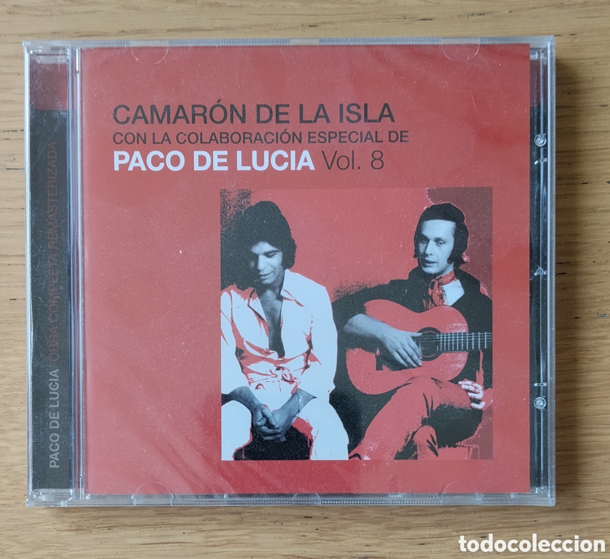 CDs de M&uacute;sica: EL CAMARON DE LA ISLA Y PACO DE LUCIA: &rdquo;CAMARON CON PACO DE LUCIA VOL.8&rdquo; CD 2005 NUEVO