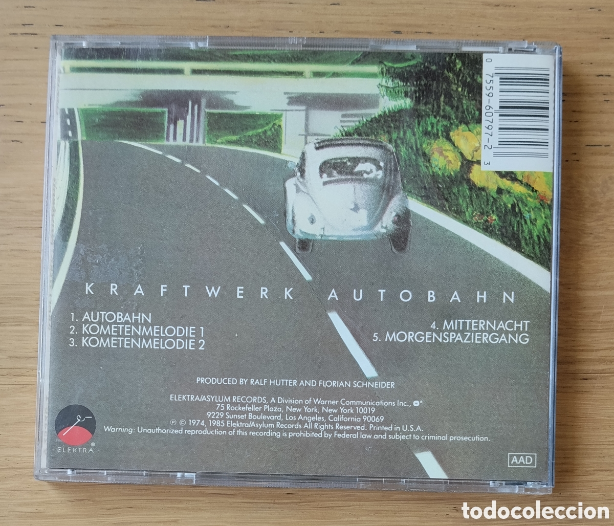 CDs de m&uacute;sica: KRAFTWERK: &rdquo;AUTOBAHN&rdquo; CD 1992 - ELECTRONIC - Foto 2