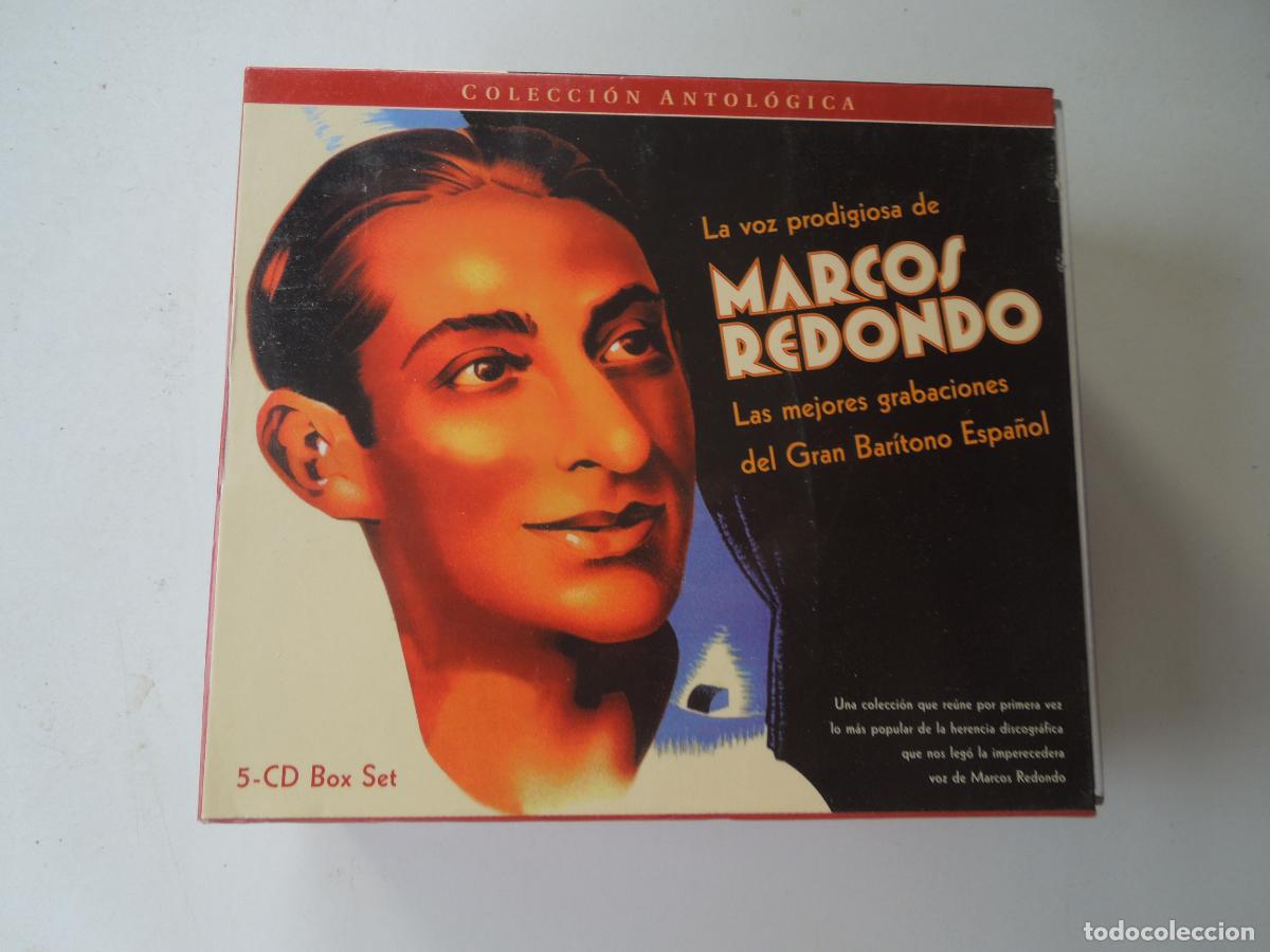 CDs de M&uacute;sica: MARCOS REDONDO , LA VOZ PRODIGIOSA DEL GRAN BAR&Iacute;TONO ESPA&Ntilde;OL - 5CD BOX SET - 2002