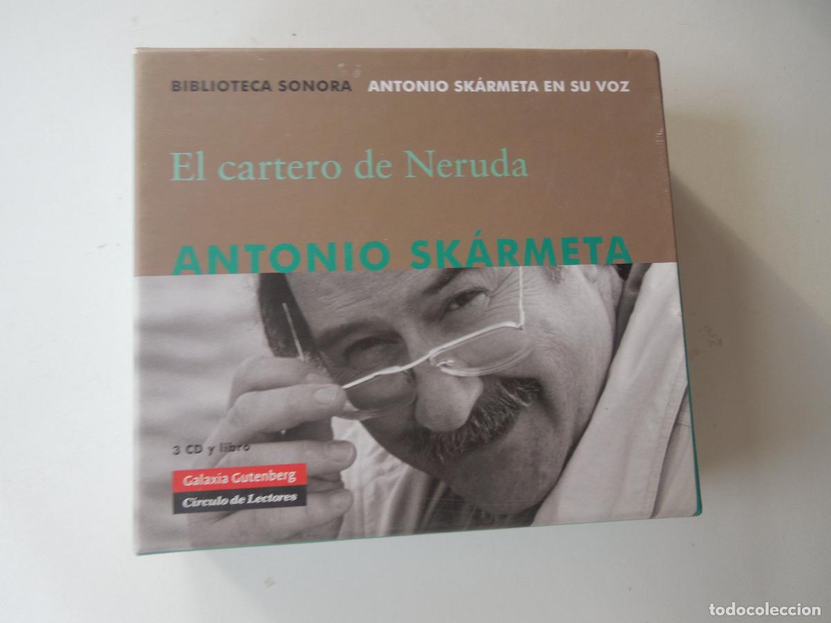 CDs de M&uacute;sica: ANTONIO SK&Aacute;RMETA - EL CARTERO DE NERUDA . 3CD+LIBRO BIBLIOTECA SONORA GUTEMBERG -2006