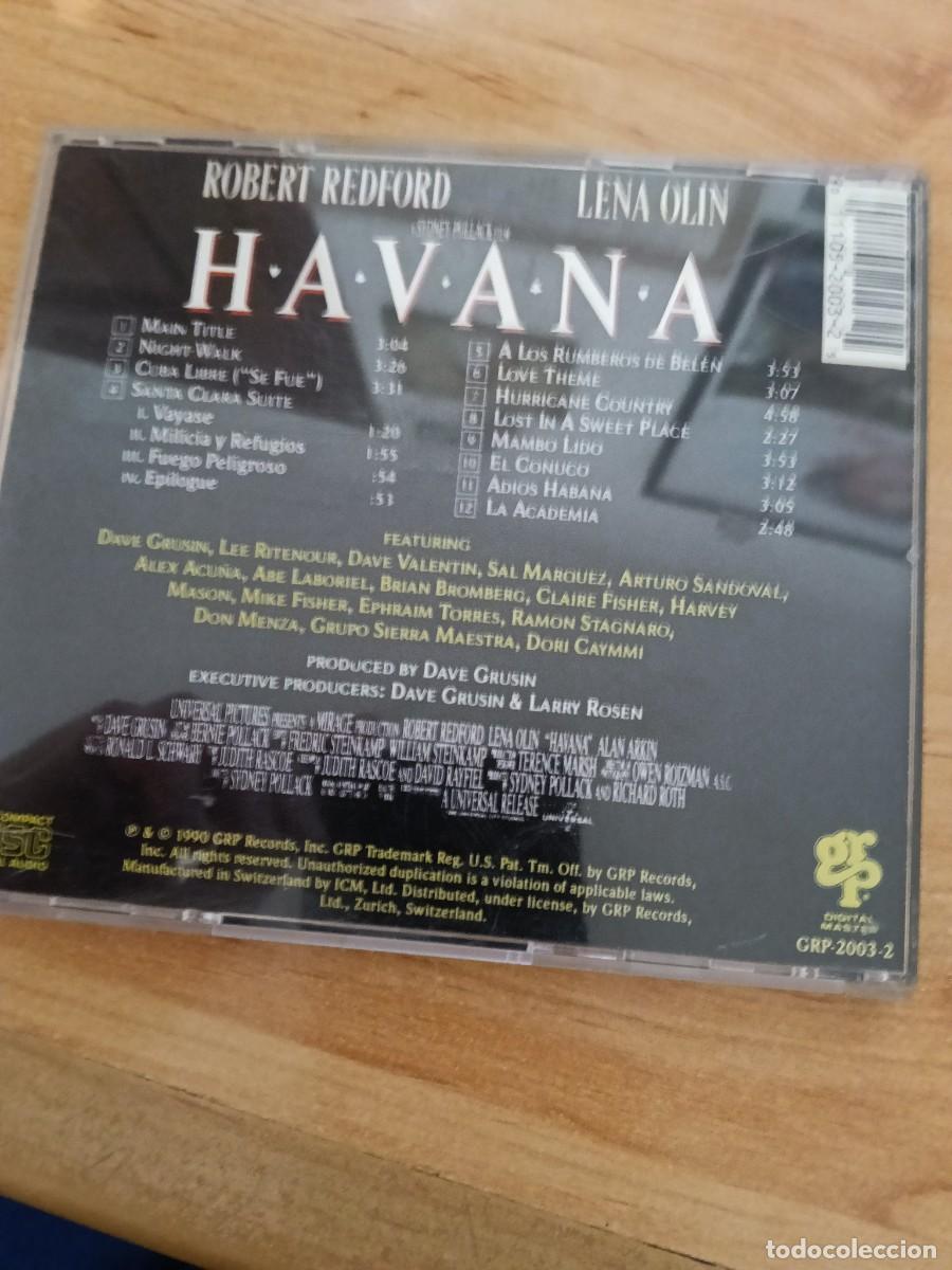 CDs de m&uacute;sica: Banda Sonora Original Havana CD - Foto 3