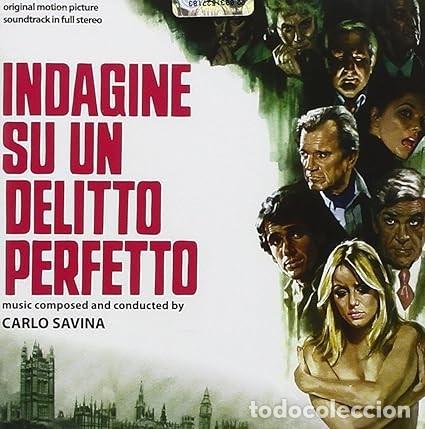 CDs de M&uacute;sica: Indagine su un delitto perfetto. BANDA SONORA. CD NUEVO. CARLO SAVINA