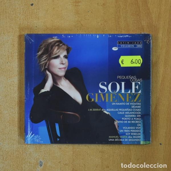 CDs de M&uacute;sica: SOLE GIMENEZ - PEQUE&Ntilde;AS COSAS - CD