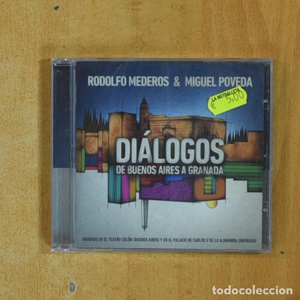 CDs de M&uacute;sica: RODOLFO MEDEROS & MIGUEL POVEDA - DIALOGOS DE BUENOS AIRES A GRANADA - CD