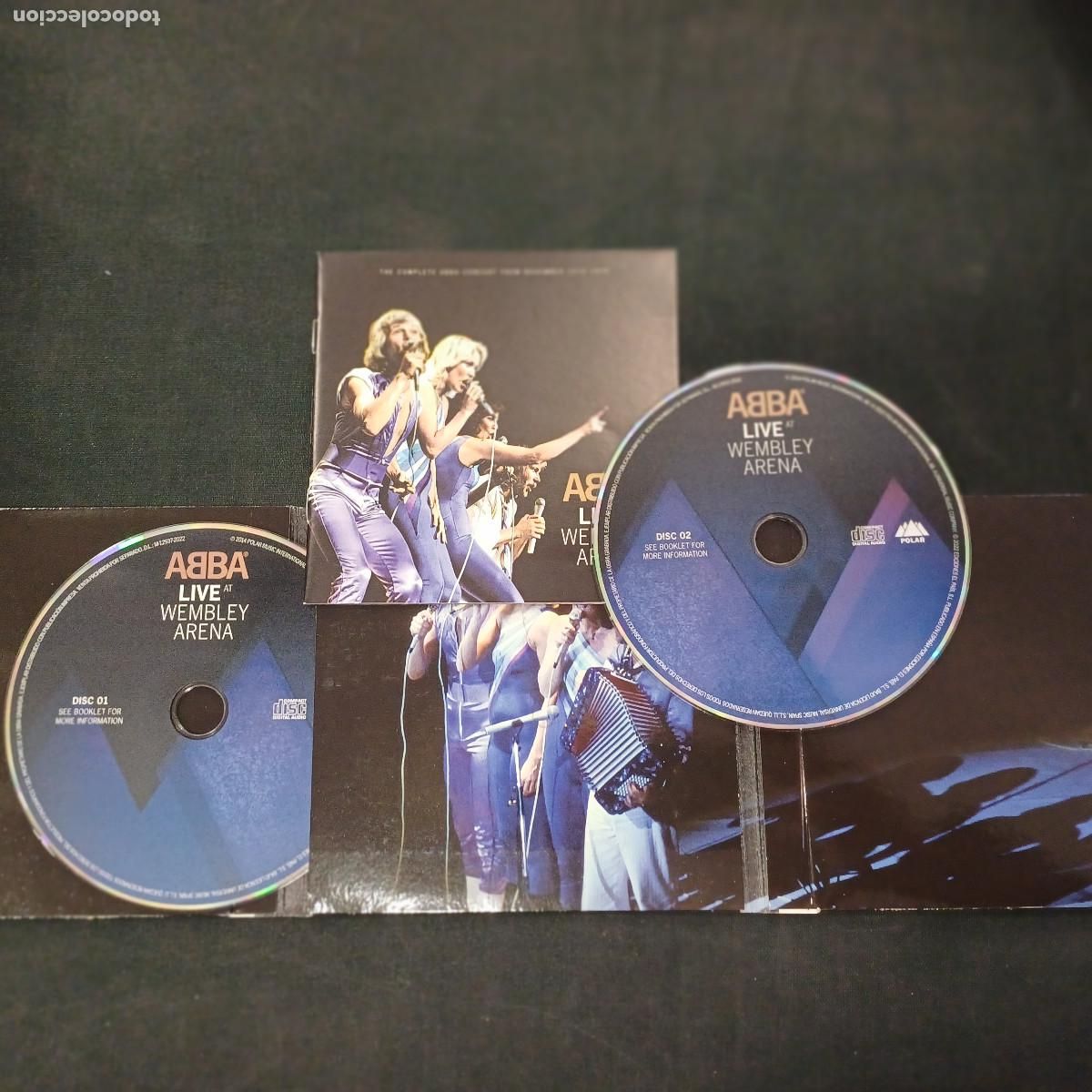 CDs de m&uacute;sica: ABBA/LIVE WENBLEY ARENA/CD 2 DISCOS DIGIPACK. - Foto 2