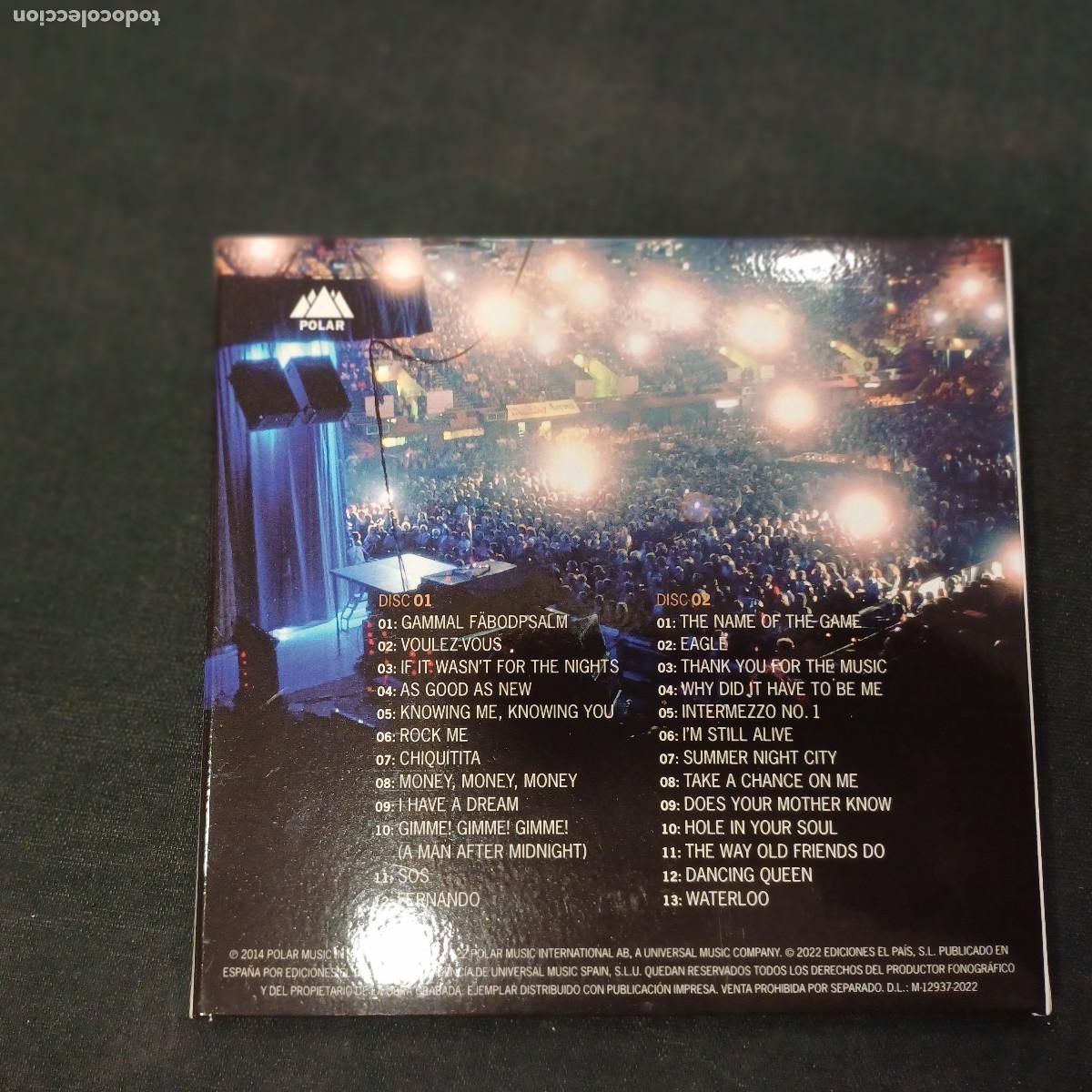 CDs de m&uacute;sica: ABBA/LIVE WENBLEY ARENA/CD 2 DISCOS DIGIPACK. - Foto 4