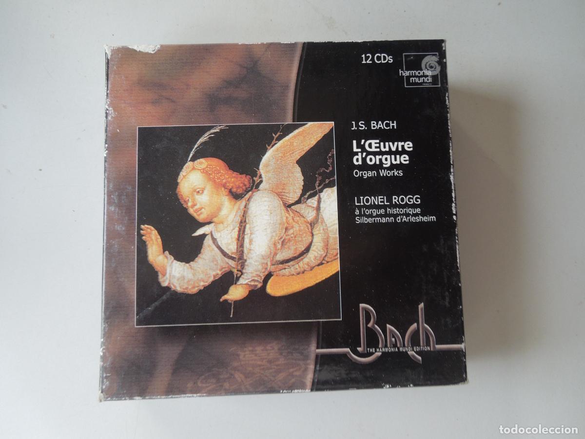 CDs de M&uacute;sica: BACH - L'OEUVRE D'ORGUE - LIONEL ROGG -12 CD,S + LIBRETO 1999 L'ORGUE HISTORI Silbermann Arlesheim]