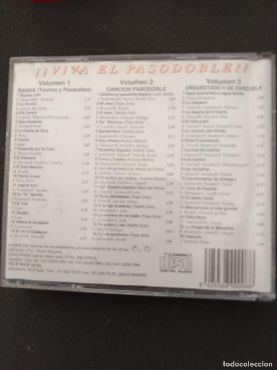 CDs de m&uacute;sica: CAJA 3 CD. &iexcl;&iexcl;VIVA EL PASODOBLE!! - Foto 2