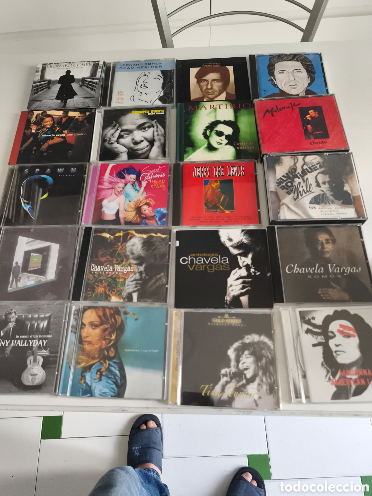 Musik-CDs: Lote de 20 antiguos CD originales variados Rock Pop etc