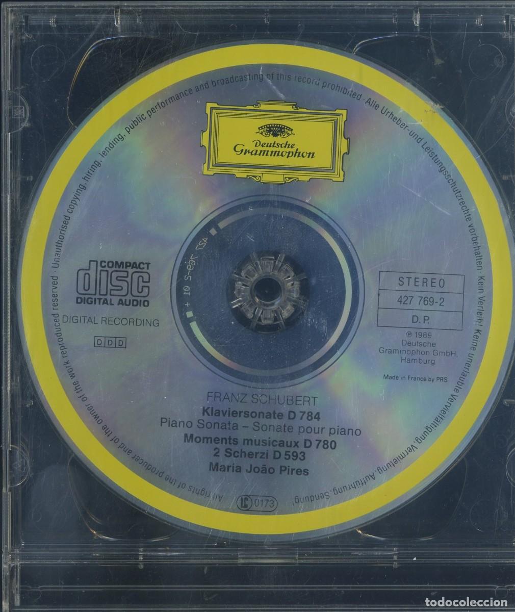 CDs de M&uacute;sica: Schubert - Maria Jo&atilde;o Pires