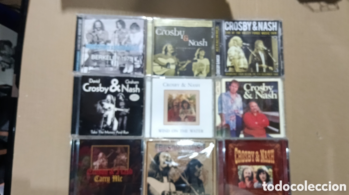 CDs de M&uacute;sica: LOTE 9 CD CROSBY & NASH