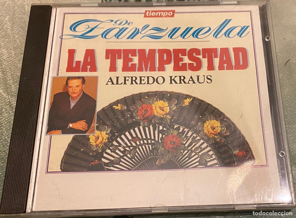 CDs de M&uacute;sica: 'Tiempo de Zarzuela - La Tempestad'. Con Gran Orquesta Sinf&oacute;nica y Alfredo Kraus. 9 temas. 1994.