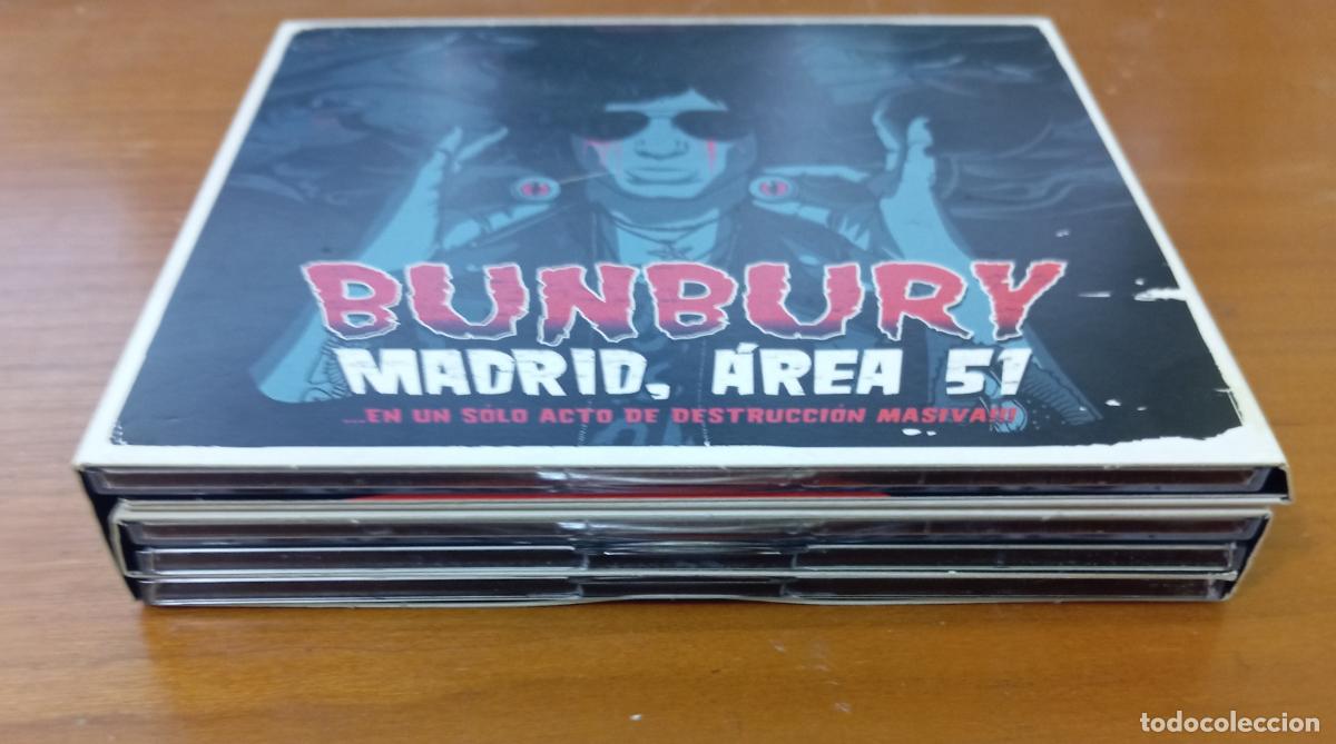 CDs de M&uacute;sica: 2 cd 2 dvd - Bunbury Madrid, &Aacute;rea 51 - En un s&oacute;lo acto de destrucci&oacute;n masiva