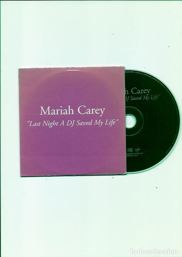 CD de M&uacute;sica: MARIAH CAREY. Last night a DJ saved my life (promo cd-single 2001 )