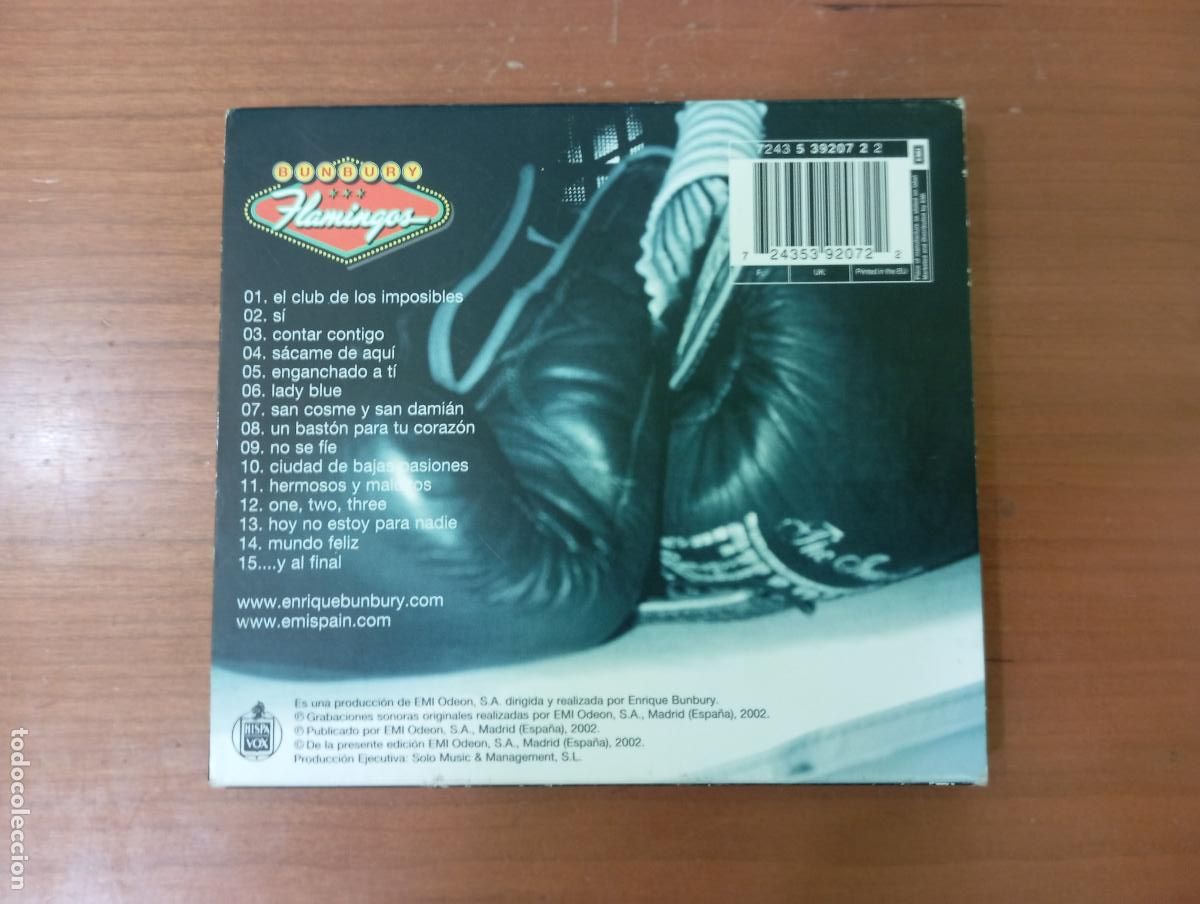CDs de m&uacute;sica: cd - bunbury flamingos - Foto 2