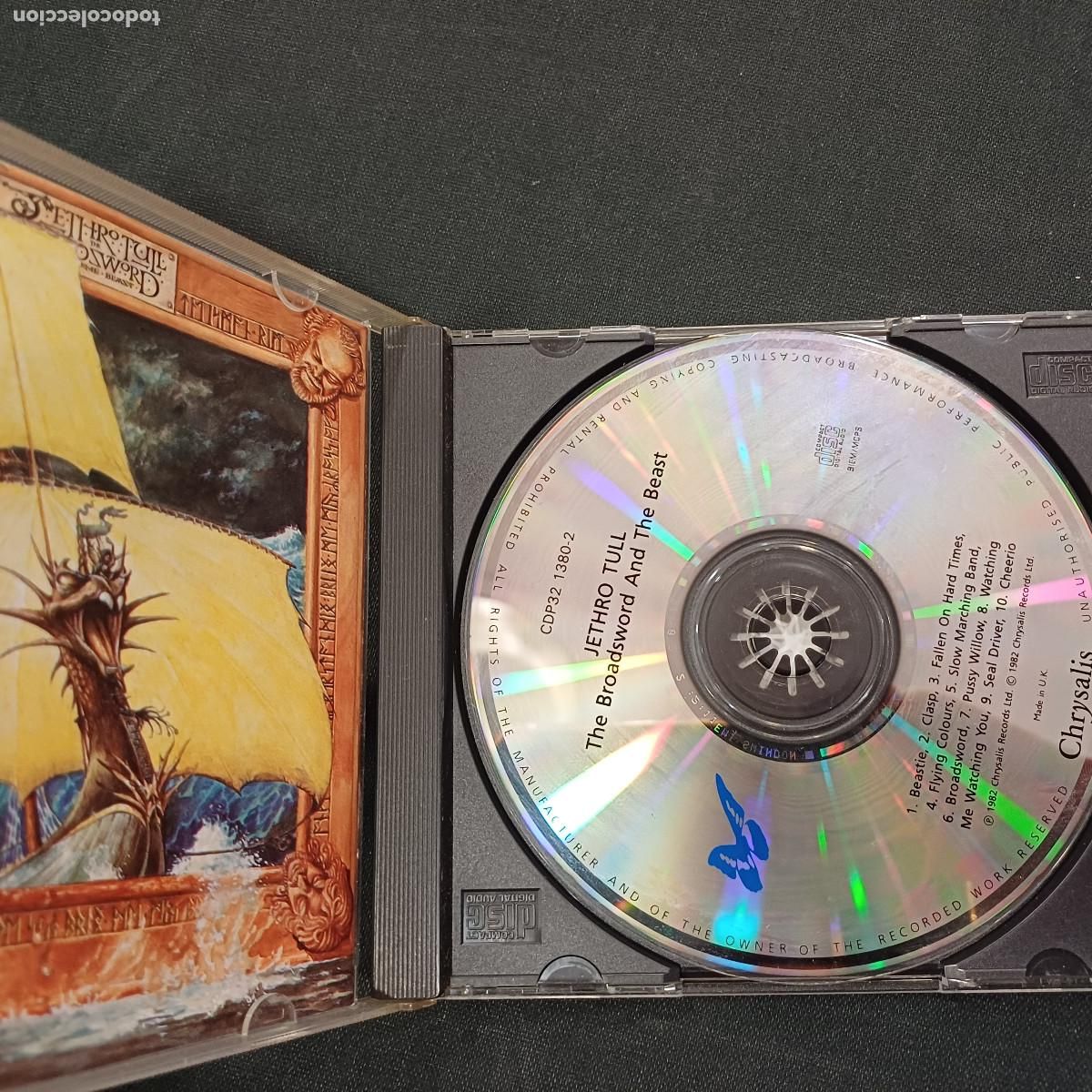 CDs de m&uacute;sica: JETHRO TULL/BROADSWORD AND THE BEAST/CD. - Foto 2