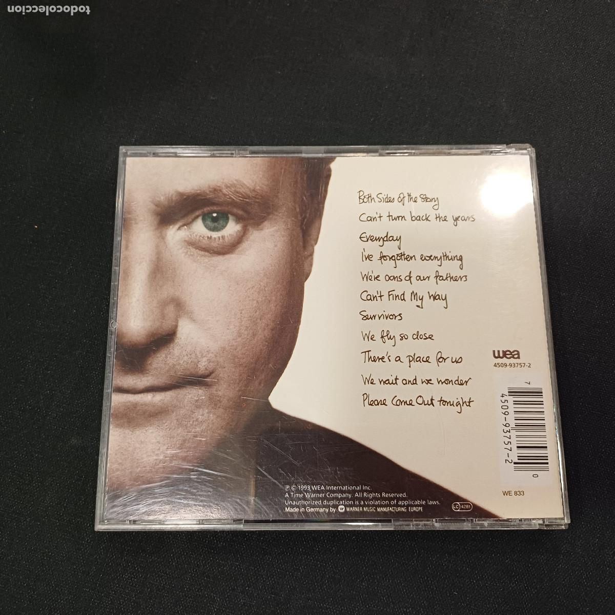 CDs de m&uacute;sica: PHIL COLLINS/BOTH SIDES/CD. - Foto 3