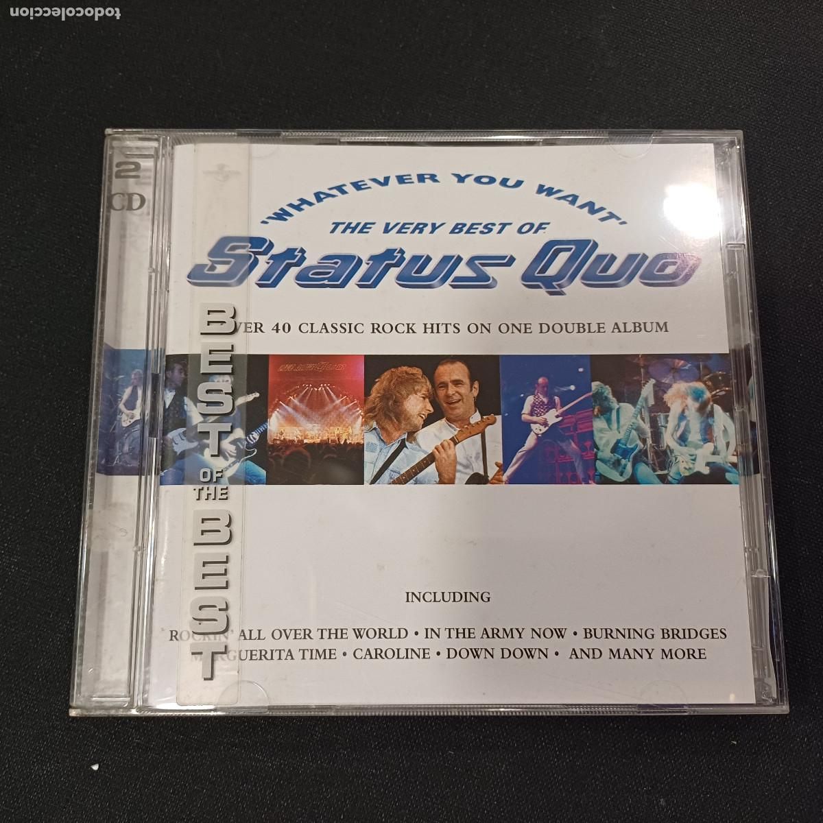 CDs de M&uacute;sica: WHATEVER YOU WANT/THE VERY BEST OF STATUS QUO/CD 2 DISCOS.