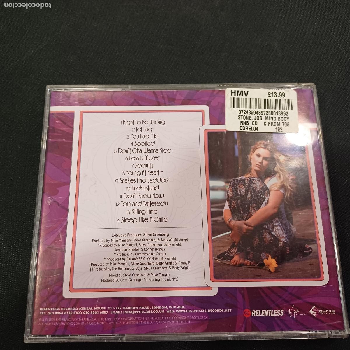 CDs de m&uacute;sica: JOSS STONE/MIND BOODY & SOUL/CD. - Foto 3