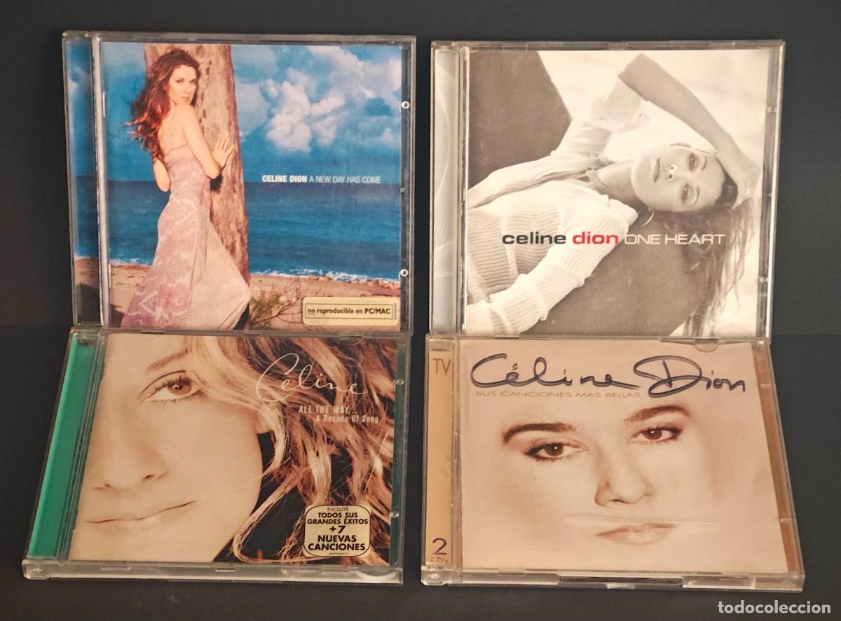 CDs de M&uacute;sica: Lote 4 CDs C&eacute;line Dion &ndash; Grandes &eacute;xitos + &aacute;lbumes originales
