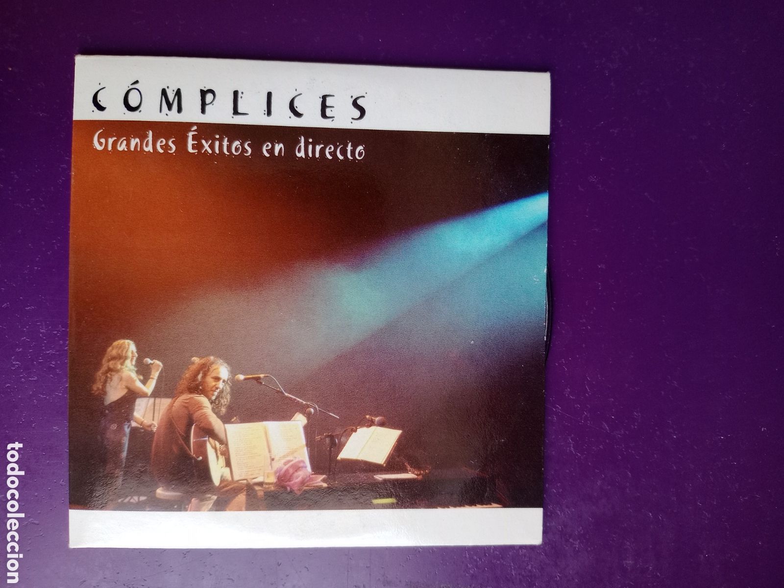 CDs de M&uacute;sica: C&oacute;mplices &ndash; Grandes &Eacute;xitos En Directo - CD Sg WEA PROMO 4 TEMAS 2003 - ANTONIO VEGA