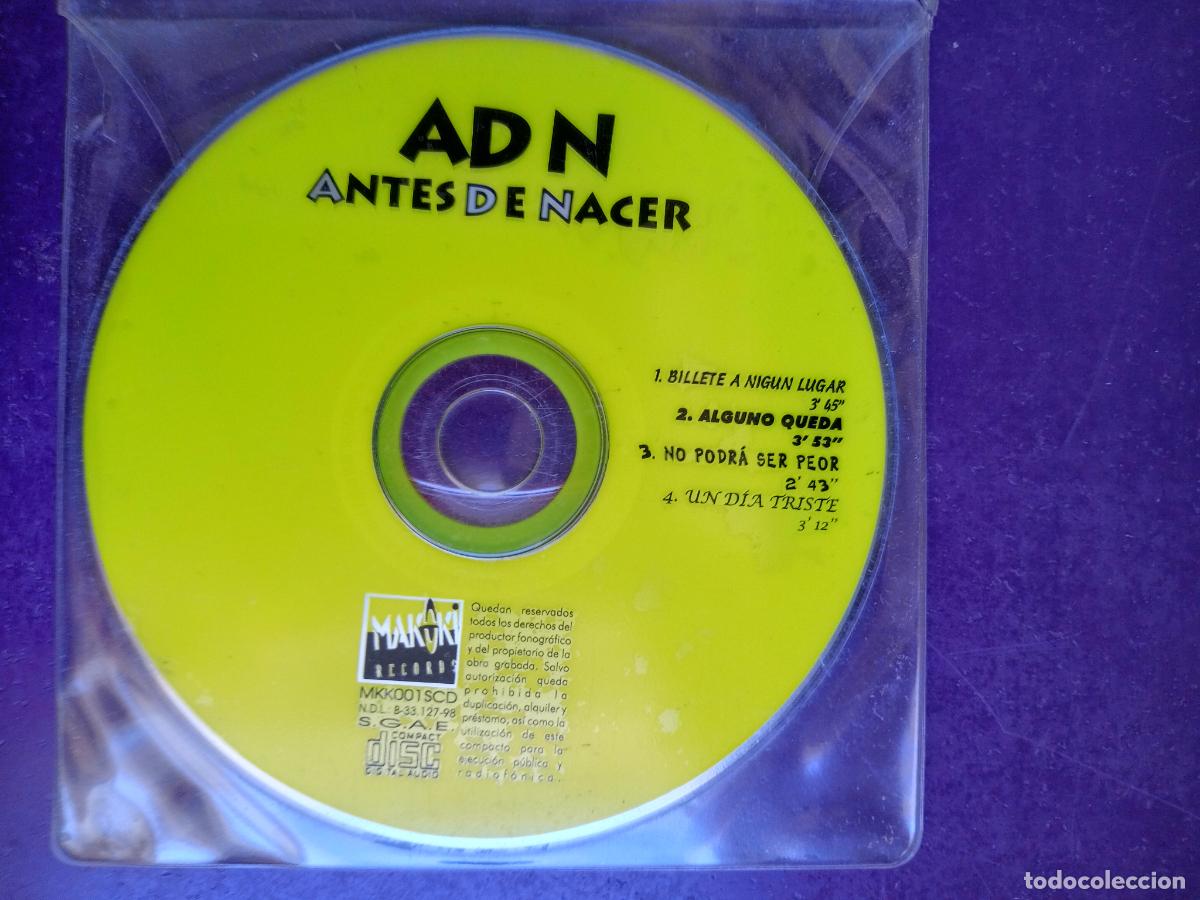 CDs de M&uacute;sica: ADN (Antes De Nacer) &ndash; Antes De Nacer - CD Sg MAKOKI PROMO 1998 - 4 TEMAS - POP 90'S