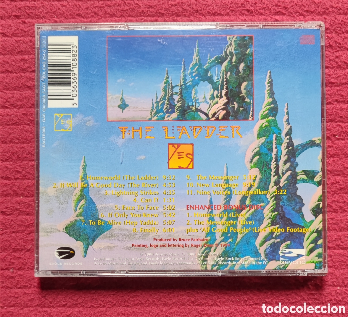CDs de m&uacute;sica: YES: The Ladder. 2 Cds. 2000 Eagle Records. - Foto 2