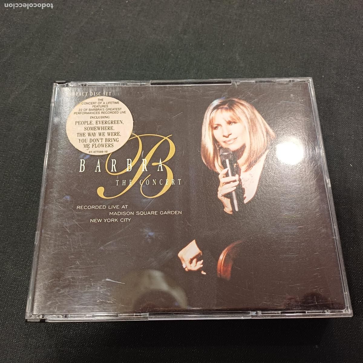 CDs de M&uacute;sica: BARBRA STREISAND/THE CONCERT/CD 2 DISCOS.