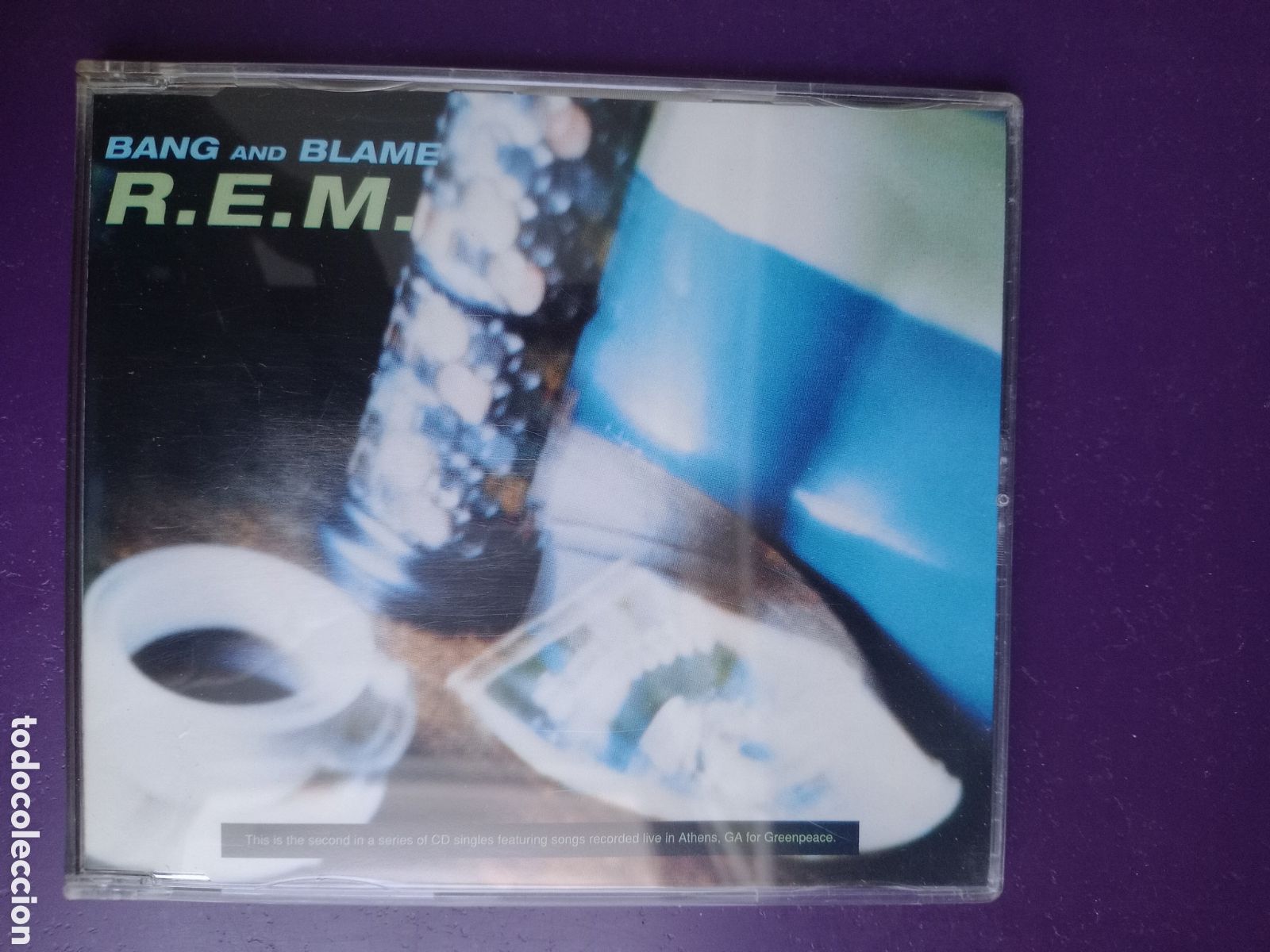CDs de M&uacute;sica: R.E.M. &ndash; Bang And Blame - CD WARNER 1994 - 4 TEMAS , 3 LIVE - REM