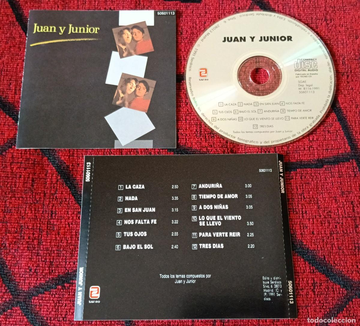 CDs de M&uacute;sica: JUAN Y JUNIOR ** Juan Y Junior ** CD 1991 *** LOS BRINCOS