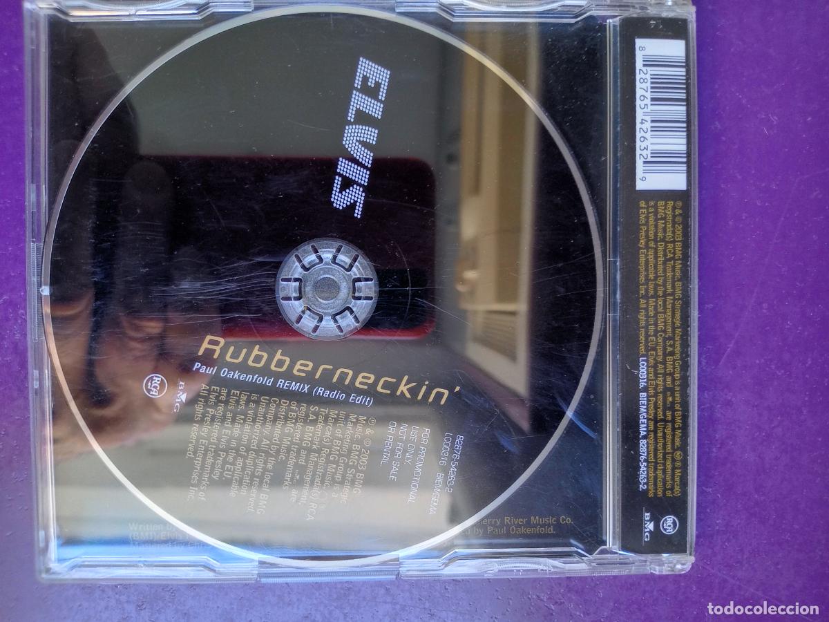 CDs de M&uacute;sica: Elvis Presley &ndash; Rubberneckin' (Paul Oakenfold Remix) - CD PROMO BMG 2003 - ELECTRONICA