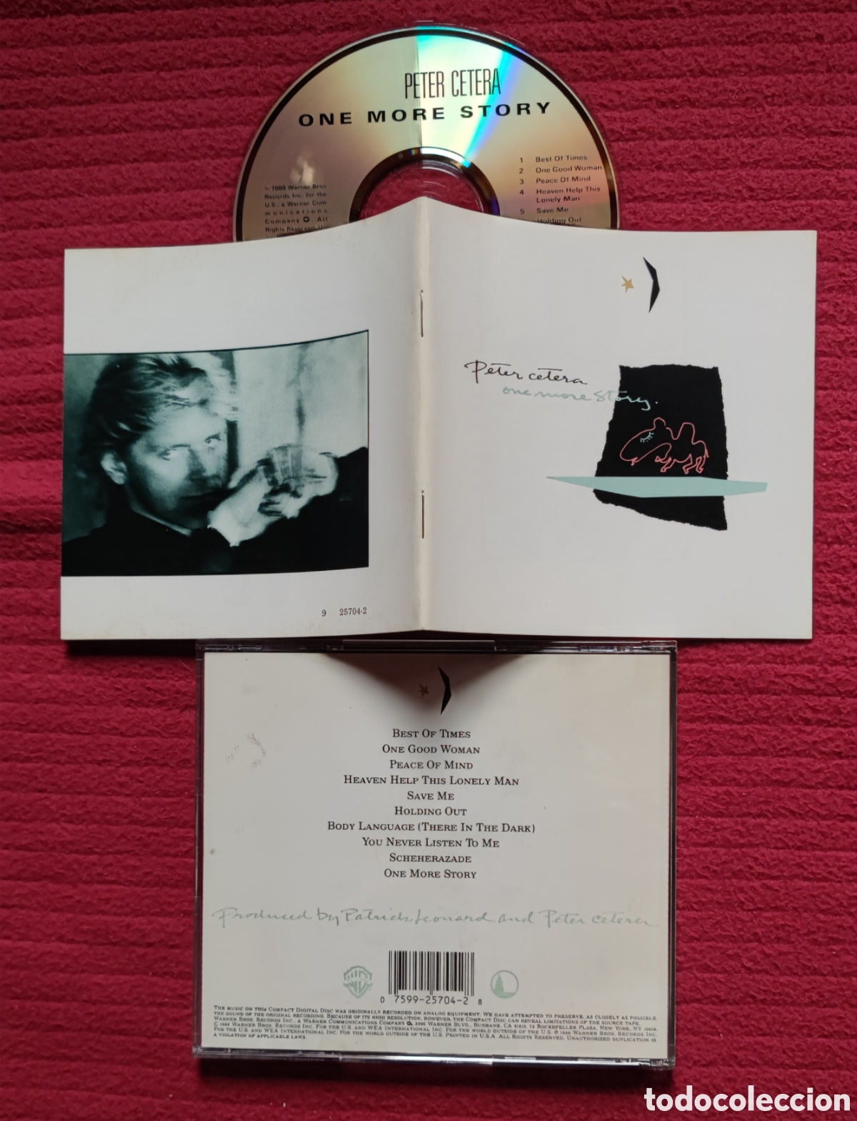 CDs de M&uacute;sica: PETER CETERA: One More Story. Cd Aor, Edici&oacute;n Original 1988 Warner. Bass And Vocals Of Chicago.