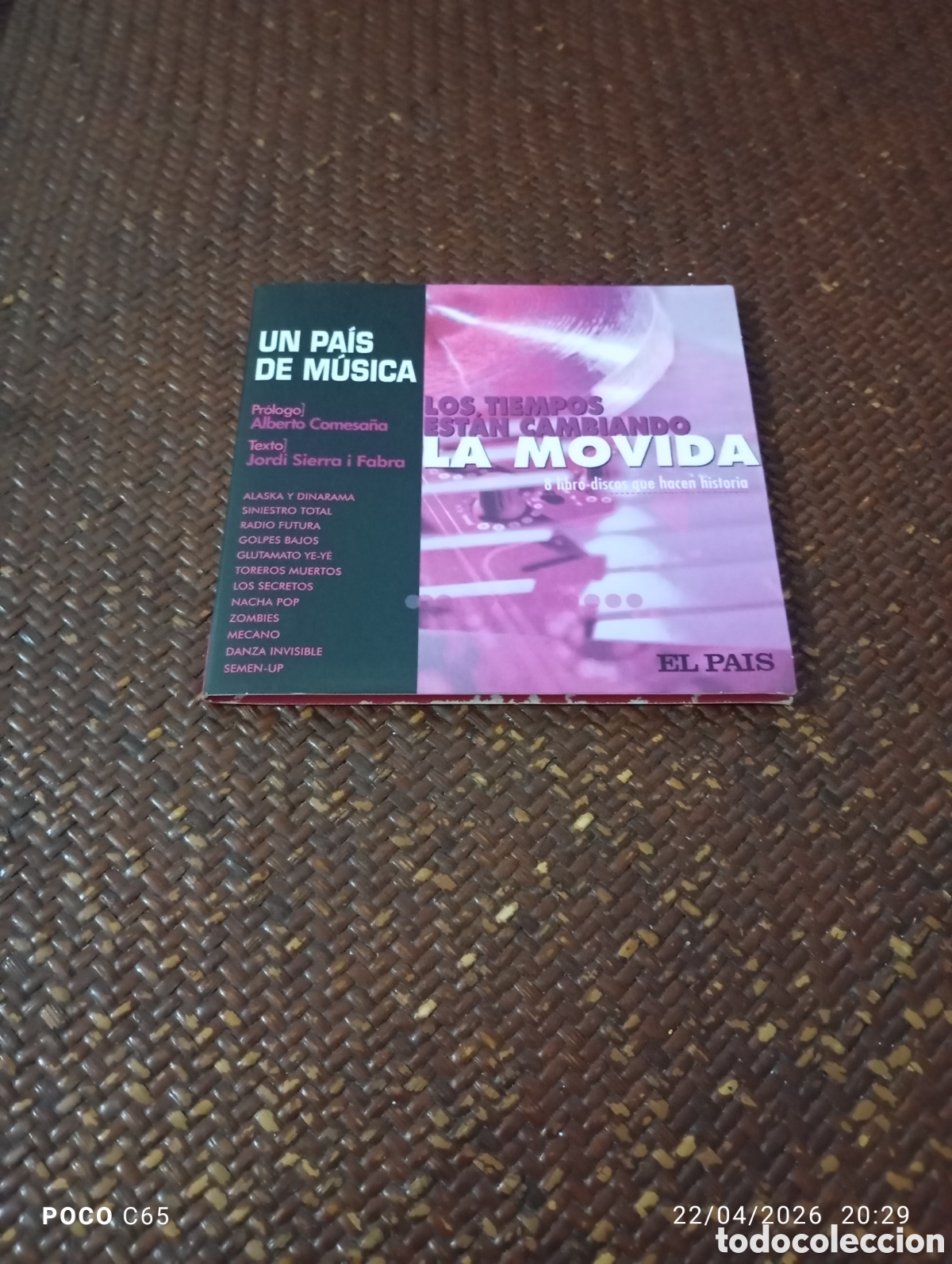 CDs de M&uacute;sica: Un pais de m&uacute;sica los tiempos est&aacute;n cambiando la movida CD