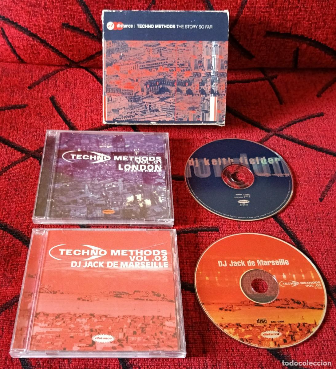 CDs de M&uacute;sica: DJ KEITH FIELDER / DJ JACK DE MARSEILLE *Techno Methods - The Story So Far* CD DOBLE FRANCIA 2000