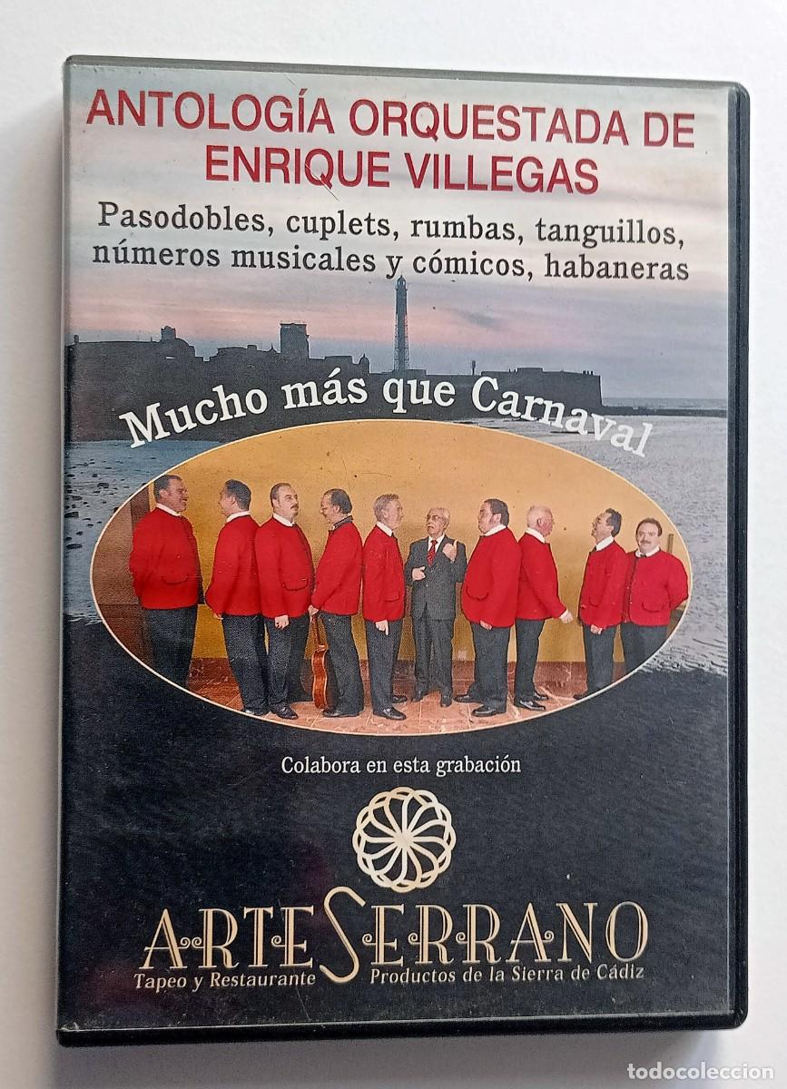 CD di Musica: CARNAVAL DE CADIZ: ANTOLOG&Iacute;A ORQUESTADA DE ENRIQUE VILLEGAS CD + DVD