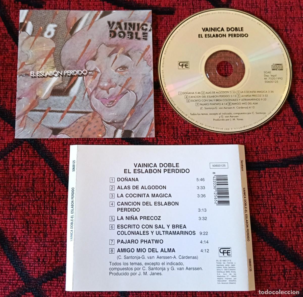 CDs de M&uacute;sica: VAINICA DOBLE ** El Eslab&oacute;n Perdido ** CD 1992