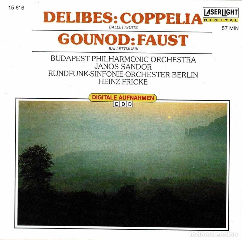 CDs de M&uacute;sica: L&eacute;o Delibes, Charles Gounod, The Budapest Philharmonic Orchestra - Coppelia-Balletsuite / Faust-Ball
