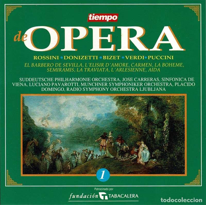 CDs de M&uacute;sica: Rossini, Donizetti, Bizet, Verdi, Puccini - Tiempo de Opera Vol. 1. CD