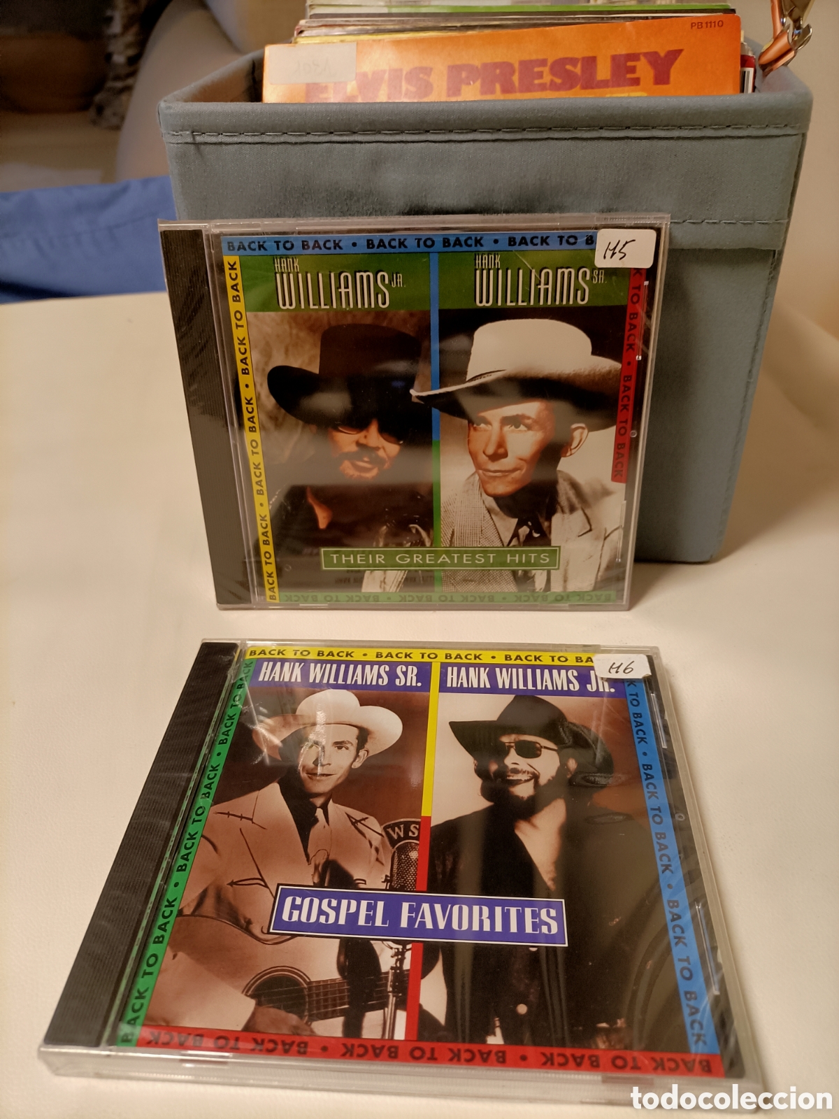 CDs de M&uacute;sica: 2 CD 1994-1995,Hank Williams,SR-JR