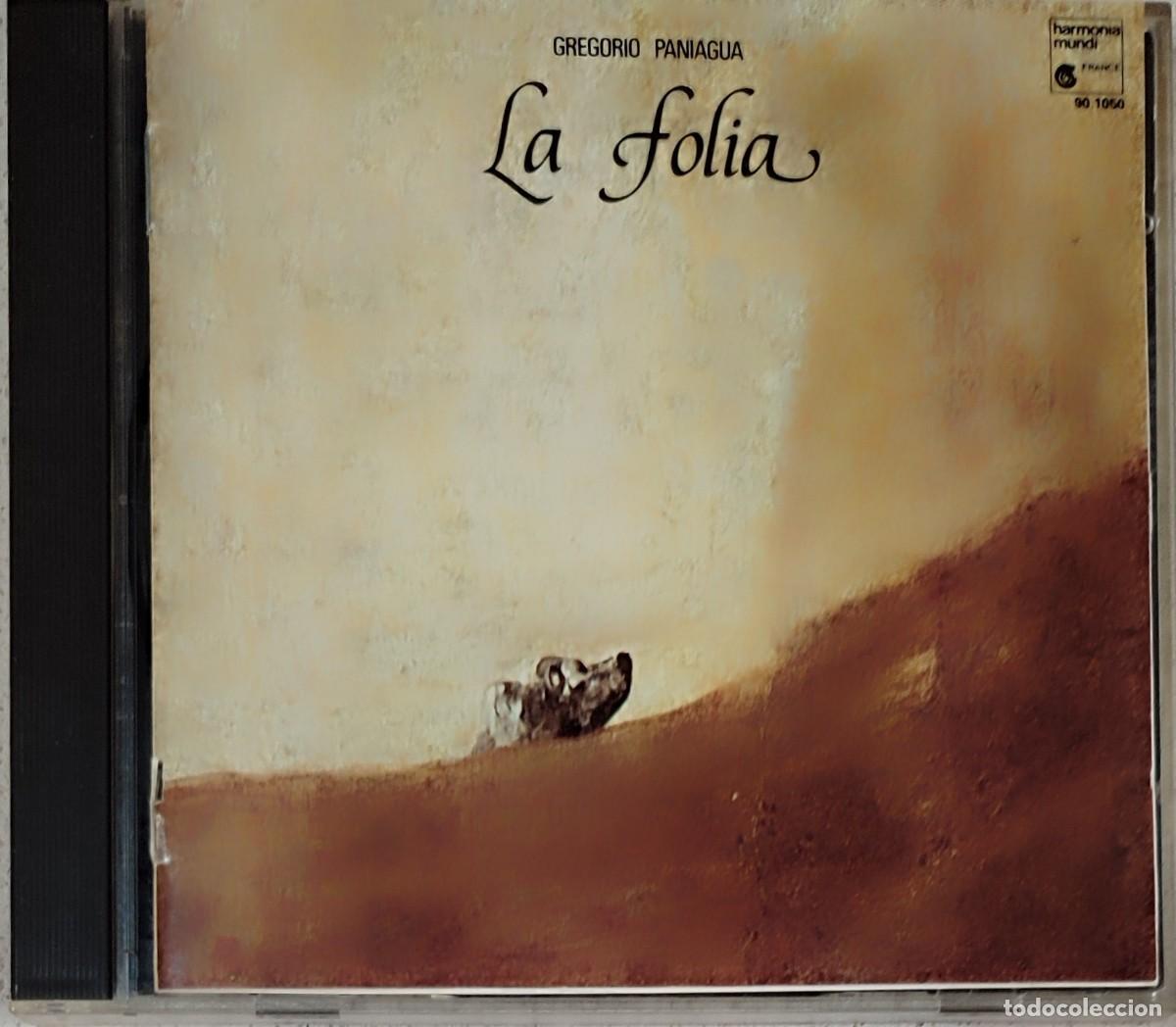 CDs de M&uacute;sica: GREGORIO PANIAGUA - LA FOLIA (CD) 1982 -12 TEMAS - 1&ordm; ED. -ATRIUM MUSICAE DE MADRID